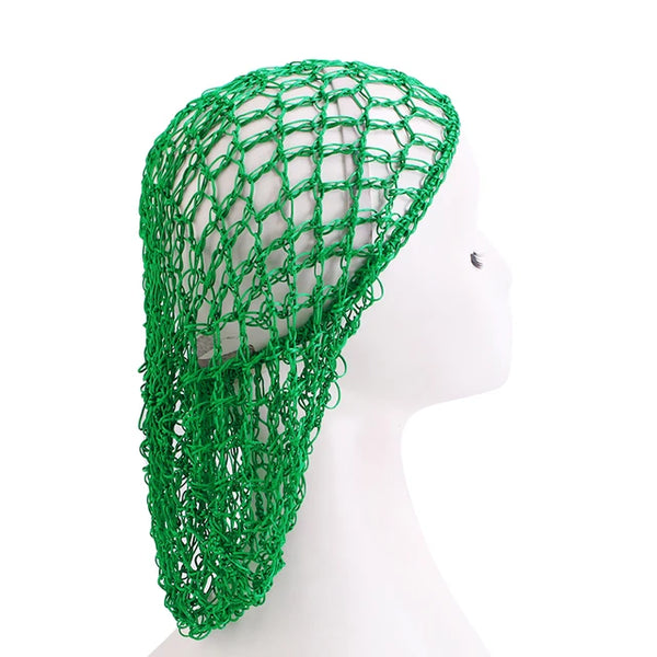 Handmade Crochet Hair Snood With Elastic Band Mesh Head Cover Hair Net Wrap