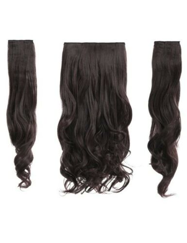 💇‍♀️ 20” Curly Clip-In Hair Extensions – Heat-Resistant Synthetic Fibre (3-Piece Set)