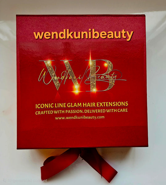 Wendkuni Beauty 100% Remy Human Hair Clip in Extension three Piece straight 20 inch 120g