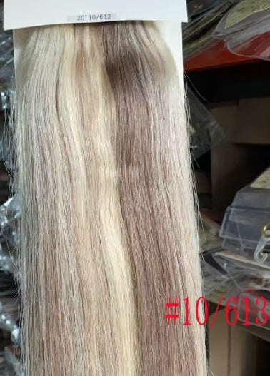 Wendkuni Beauty 100% Remy Human Hair Clip in Extension three Piece straight 20 inch 120g