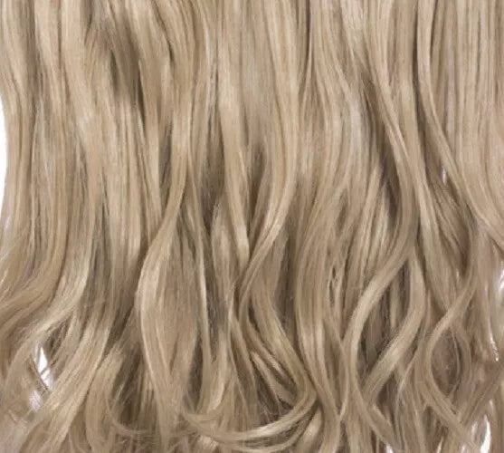 Reversible Clip In Drawstring Ponytail Extension Wavy or Curly Hair Piece