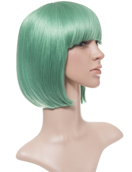 SHORT COLOURFUL BOB STYLE PARTY WIG VARIOUS COLOURS