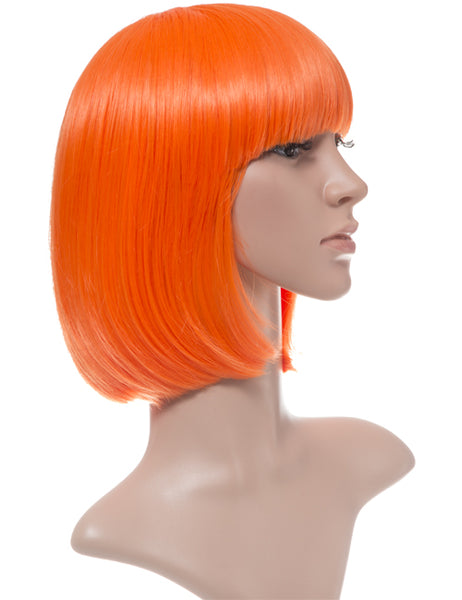 SHORT COLOURFUL BOB STYLE PARTY WIG VARIOUS COLOURS