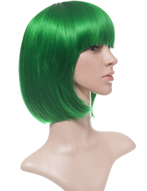 SHORT COLOURFUL BOB STYLE PARTY WIG VARIOUS COLOURS