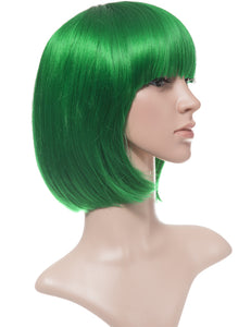 SHORT COLOURFUL BOB STYLE PARTY WIG VARIOUS COLOURS