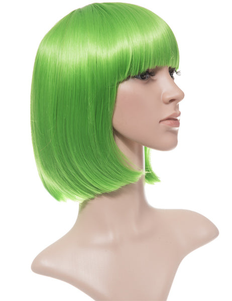 SHORT COLOURFUL BOB STYLE PARTY WIG VARIOUS COLOURS