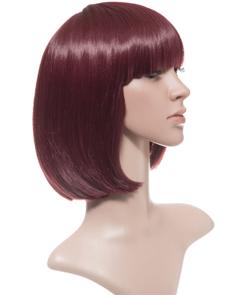SHORT COLOURFUL BOB STYLE PARTY WIG VARIOUS COLOURS