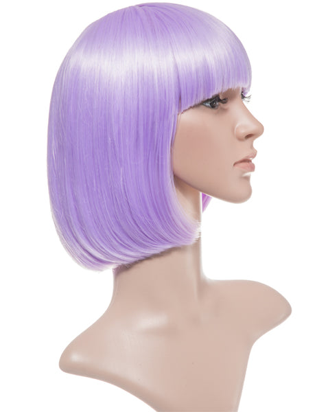 SHORT COLOURFUL BOB STYLE PARTY WIG VARIOUS COLOURS
