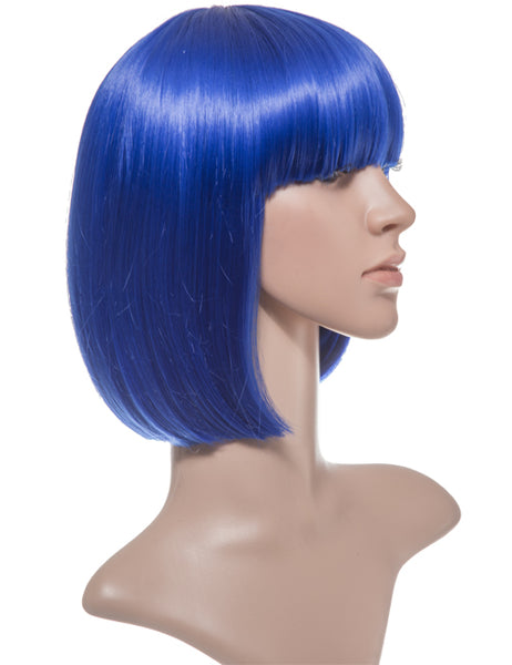 SHORT COLOURFUL BOB STYLE PARTY WIG VARIOUS COLOURS