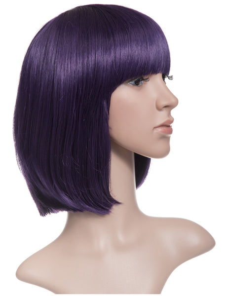 SHORT COLOURFUL BOB STYLE PARTY WIG VARIOUS COLOURS