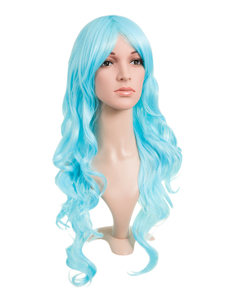 💇‍♀️ LONG COLOURFUL CURLY STYLE PARTY WIG VARIOUS COLOURS