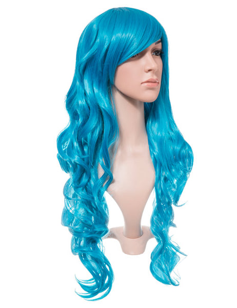 💇‍♀️ LONG COLOURFUL CURLY STYLE PARTY WIG VARIOUS COLOURS