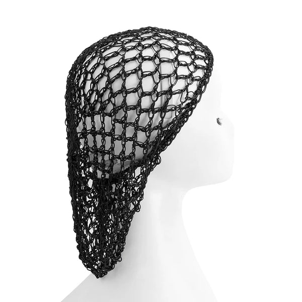Handmade Crochet Hair Snood With Elastic Band Mesh Head Cover Hair Net Wrap