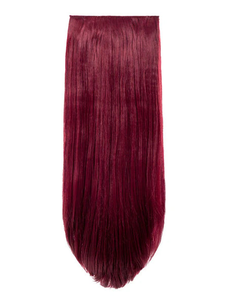 💇‍♀️ 20" Straight Clip-In Hair Extensions – Heat-Resistant Synthetic Fibre (8-Piece Set)