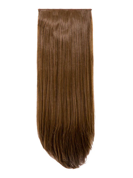 💇‍♀️ 20" Straight Clip-In Hair Extensions – Heat-Resistant Synthetic Fibre (8-Piece Set)