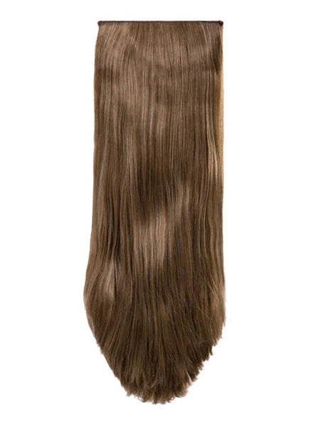 💇‍♀️ 20" Straight Clip-In Hair Extensions – Heat-Resistant Synthetic Fibre (8-Piece Set)
