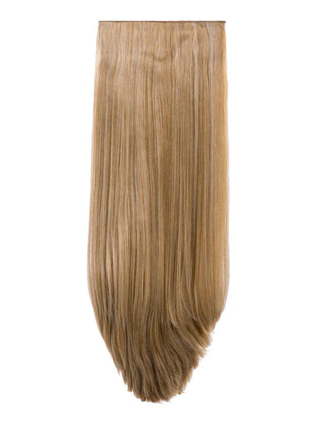 💇‍♀️ 20" Straight Clip-In Hair Extensions – Heat-Resistant Synthetic Fibre (8-Piece Set)