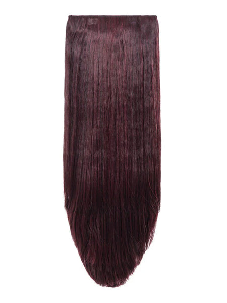 💇‍♀️ 20" Straight Clip-In Hair Extensions – Heat-Resistant Synthetic Fibre (8-Piece Set)