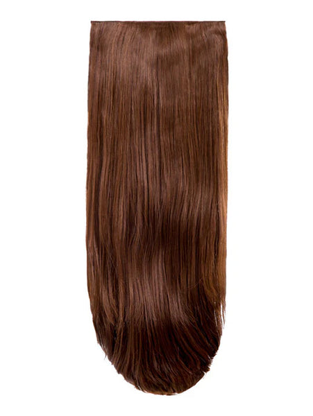 💇‍♀️ 20" Straight Clip-In Hair Extensions – Heat-Resistant Synthetic Fibre (8-Piece Set)