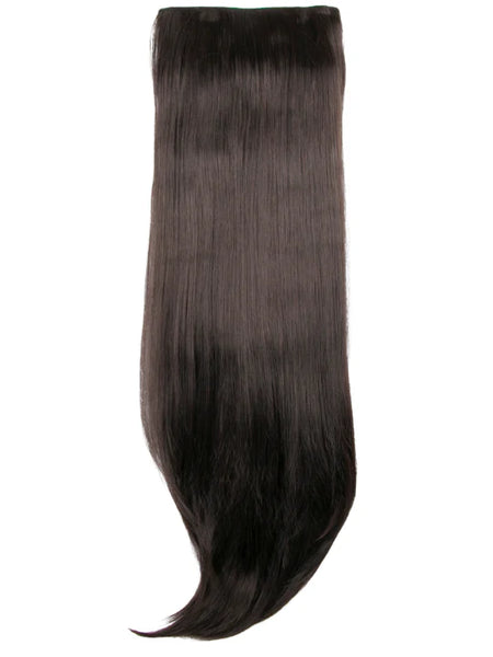 💇‍♀️ 20" Straight Clip-In Hair Extensions – Heat-Resistant Synthetic Fibre (8-Piece Set)