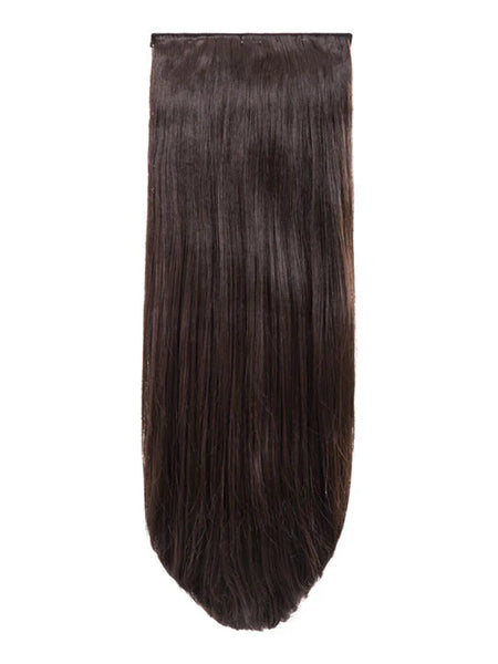 💇‍♀️ 20" Straight Clip-In Hair Extensions – Heat-Resistant Synthetic Fibre (8-Piece Set)