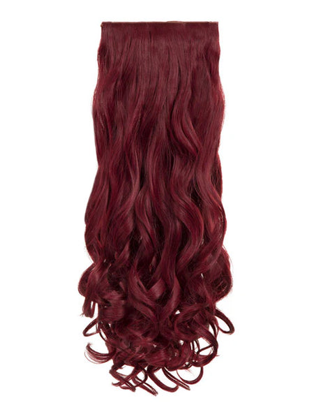 💇‍♀️ 20" Curly Clip-In Hair Extensions – Heat-Resistant Synthetic Fibre (8-Piece Set)