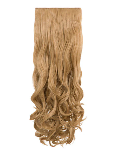 💇‍♀️ 20" Curly Clip-In Hair Extensions – Heat-Resistant Synthetic Fibre (8-Piece Set)