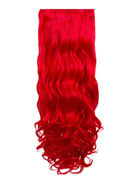 💇‍♀️ 20" Curly Clip-In Hair Extensions – Heat-Resistant Synthetic Fibre (8-Piece Set)