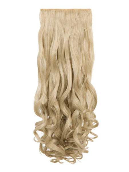 💇‍♀️ 20" Curly Clip-In Hair Extensions – Heat-Resistant Synthetic Fibre (8-Piece Set)
