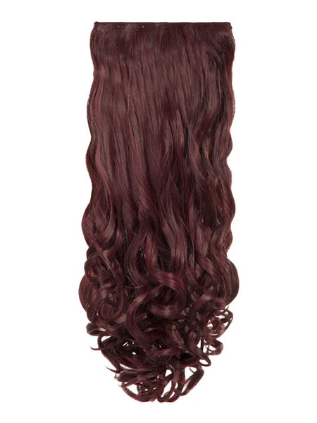 💇‍♀️ 20" Curly Clip-In Hair Extensions – Heat-Resistant Synthetic Fibre (8-Piece Set)