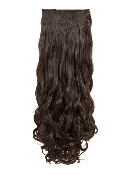 💇‍♀️ 20" Curly Clip-In Hair Extensions – Heat-Resistant Synthetic Fibre (8-Piece Set)