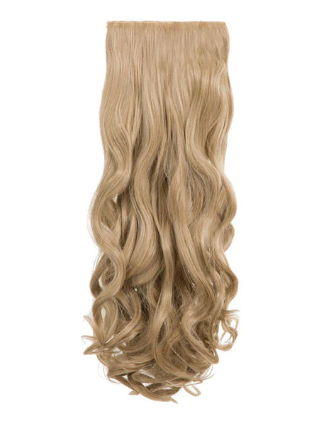 💇‍♀️ 20" Curly Clip-In Hair Extensions – Heat-Resistant Synthetic Fibre (8-Piece Set)