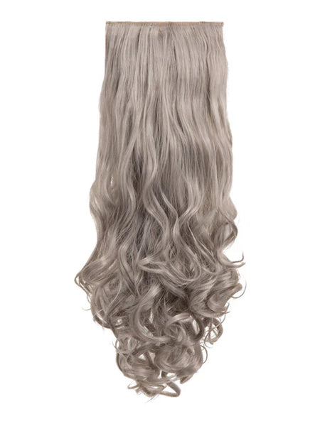 💇‍♀️ 20" Curly Clip-In Hair Extensions – Heat-Resistant Synthetic Fibre (8-Piece Set)