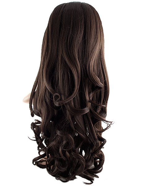Eva 24 Inch Curly Bouncy Half Head Wig