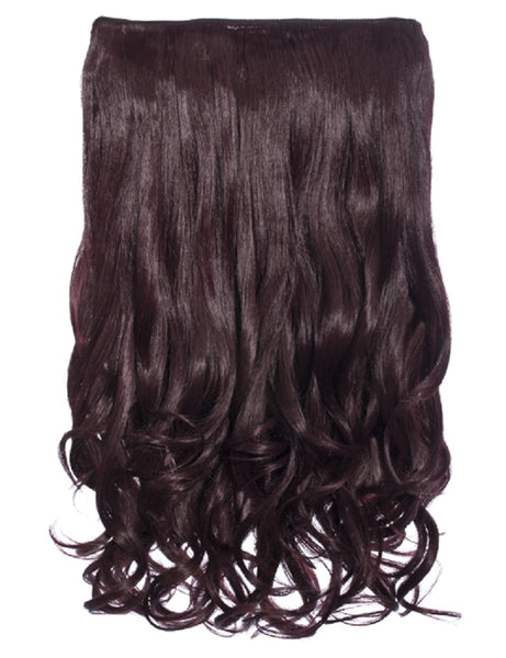 💇‍♀️ 20” Curly Clip-In Hair Extensions – Heat-Resistant Synthetic Fibre (1-Piece Set)