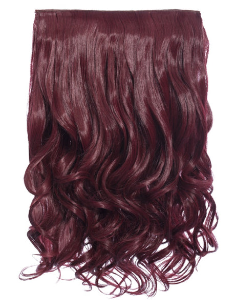💇‍♀️ 20” Curly Clip-In Hair Extensions – Heat-Resistant Synthetic Fibre (1-Piece Set)