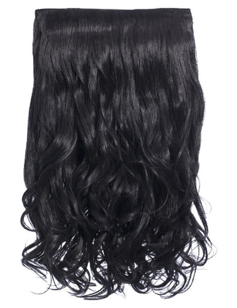 💇‍♀️ 20” Curly Clip-In Hair Extensions – Heat-Resistant Synthetic Fibre (1-Piece Set)