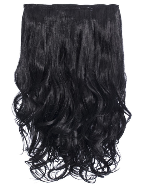 💇‍♀️ 20” Curly Clip-In Hair Extensions – Heat-Resistant Synthetic Fibre (1-Piece Set)