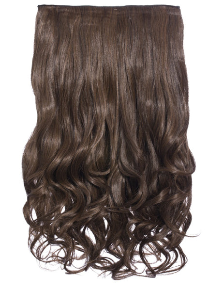 💇‍♀️ 20” Curly Clip-In Hair Extensions – Heat-Resistant Synthetic Fibre (1-Piece Set)
