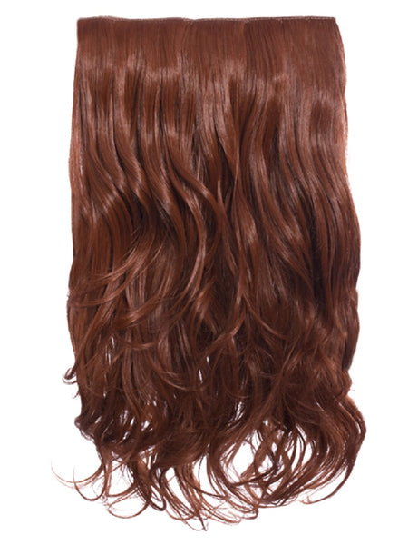 💇‍♀️ 20” Curly Clip-In Hair Extensions – Heat-Resistant Synthetic Fibre (1-Piece Set)