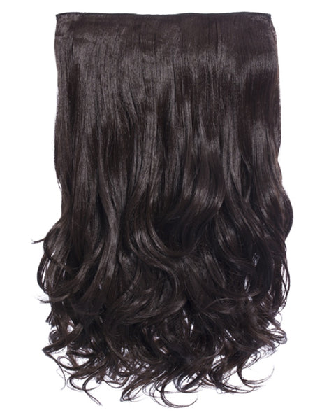💇‍♀️ 20” Curly Clip-In Hair Extensions – Heat-Resistant Synthetic Fibre (1-Piece Set)