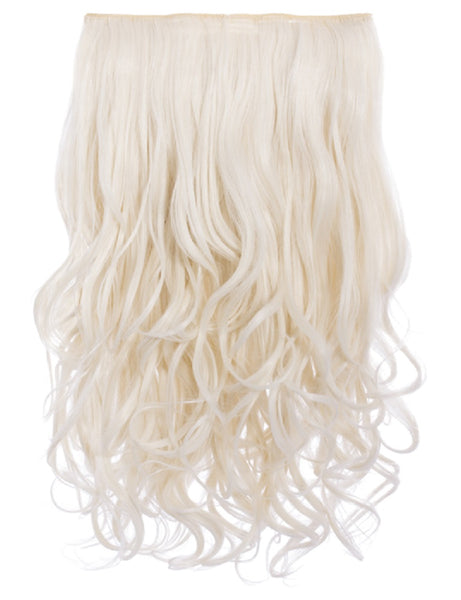 💇‍♀️ 20” Curly Clip-In Hair Extensions – Heat-Resistant Synthetic Fibre (1-Piece Set)