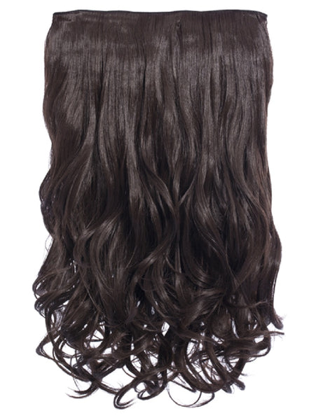 💇‍♀️ 20” Curly Clip-In Hair Extensions – Heat-Resistant Synthetic Fibre (1-Piece Set)