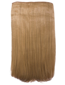 💇‍♀️ 24" Straight Clip-In Hair Extensions – Heat-Resistant Synthetic Fibre (1-Piece Set)