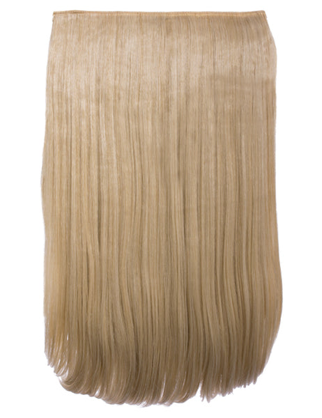 💇‍♀️ 24" Straight Clip-In Hair Extensions – Heat-Resistant Synthetic Fibre (1-Piece Set)