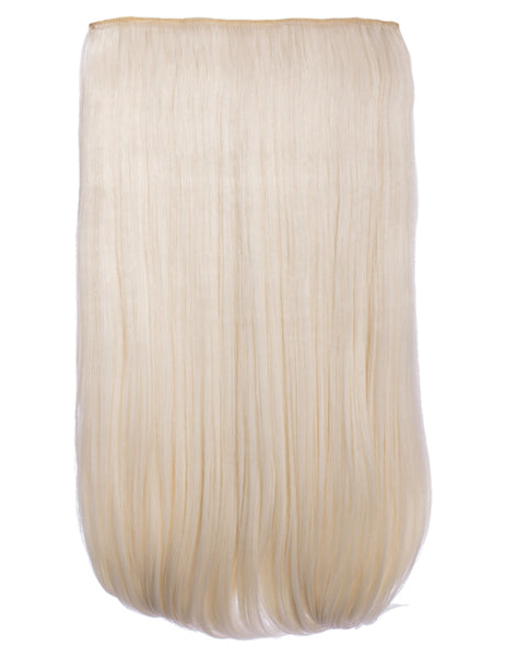 💇‍♀️ 24" Straight Clip-In Hair Extensions – Heat-Resistant Synthetic Fibre (1-Piece Set)