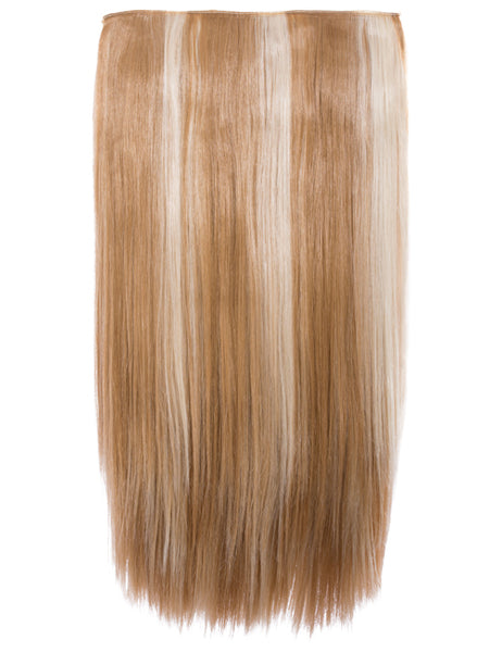 180g Streak Highlighted One Piece/Weft Straight Clip-in Extensions