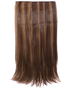 180g Streak Highlighted One Piece/Weft Straight Clip-in Extensions