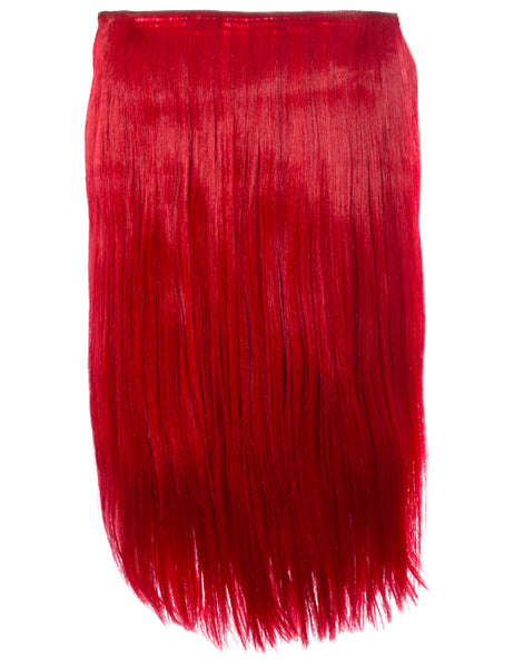 💇‍♀️ 24" Straight Clip-In Hair Extensions – Heat-Resistant Synthetic Fibre (1-Piece Set)