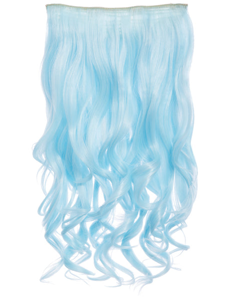 💇‍♀️ 20” Curly Vibrant Colour Clip-In Hair Extensions – Heat-Resistant Synthetic Fibre (1-Piece Set)